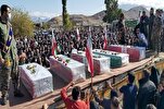 Claman venganza en masivo funeral de víctimas del atentado en Izeh