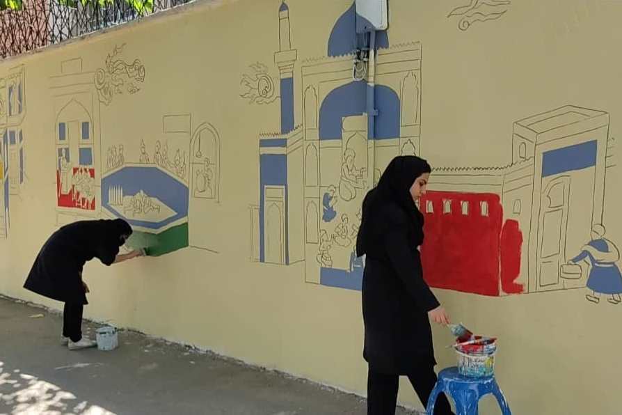 ثبت «نقش مهر» بر دیوار مدارس تهران
