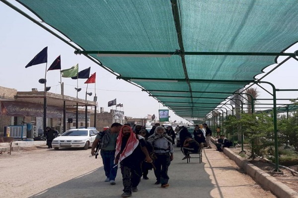 ورود زائران اربعین حسینی در مرز چذابه شتاب گرفت
