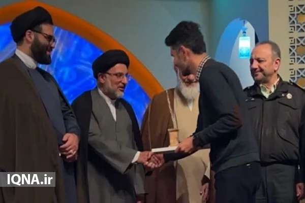 تجلیل از موذن بوشهری سیدحامد ابطحی