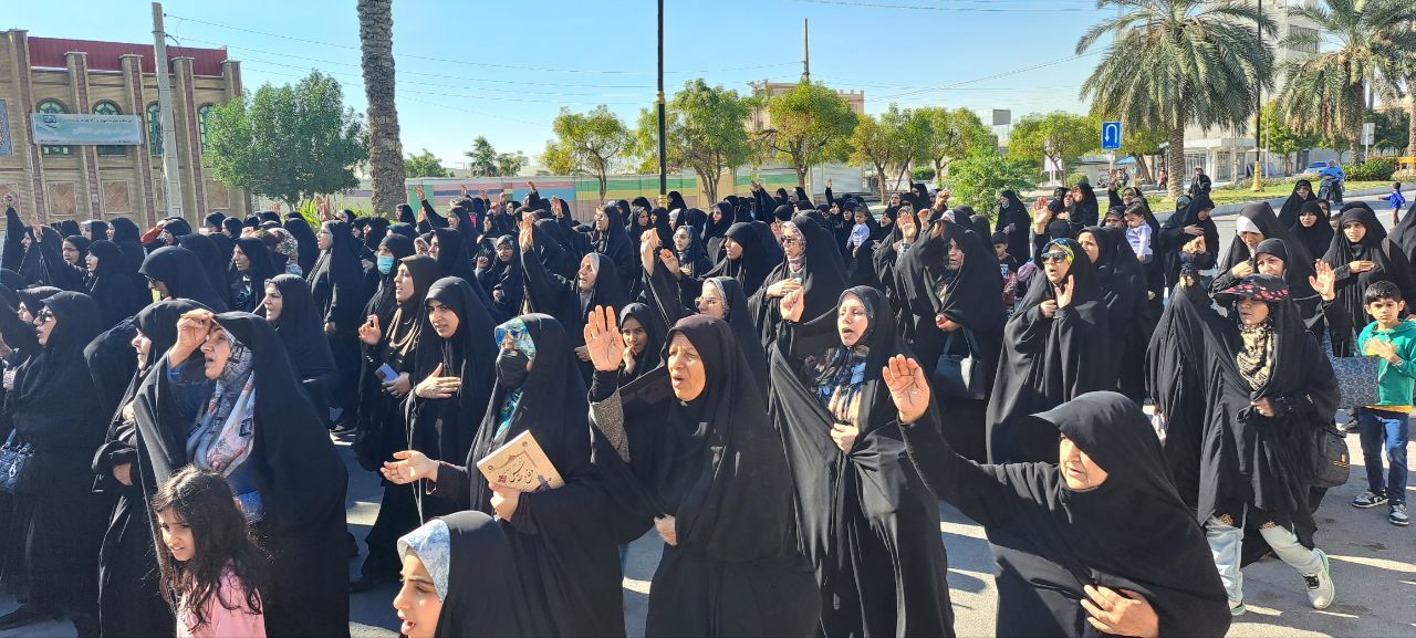 راهپیمایی بوشهریها در محکومیت جنایت تروریستی کرمان راهپیمایی بوشهریها در محکومیت جنایت تروریستی کرمان