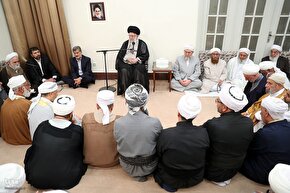 دیدار جمعی از علما، امامان جمعه و مدیران مدارس علمیه اهل سنت سراسر کشور