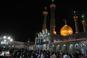 عزاداری شب شهادت امام جواد(ع) در حرم حضرت معصومه(س)