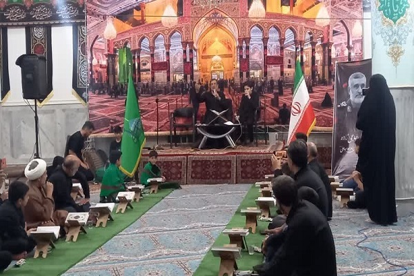 احیای قرآنی شب عاشورا در امامزاده سیدعلی(ع) قم + فیلم