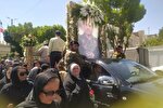 پیکر شهید «حسن آقایی» در اراک تشییع شد