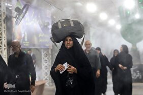 تردد زائران اربعین حسینی از مرز شلمچه