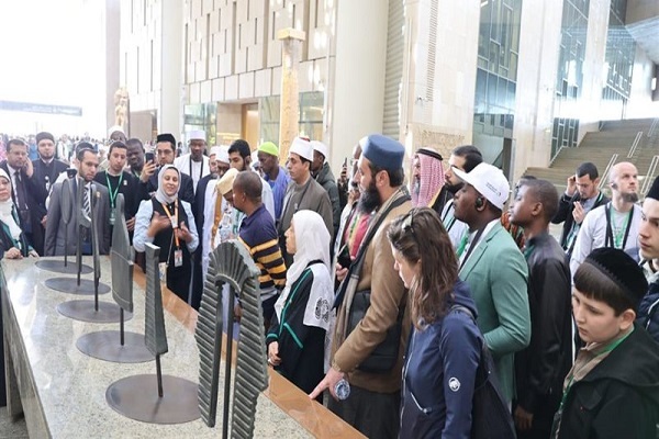 بازدید شرکت‌کنندگان مسابقات قرآن مصر از موزه بزرگ قاهره