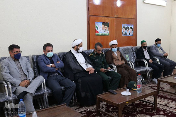 تقدیر جهاد دانشگاهی بوشهر از خانواده شهید مدافع سلامت