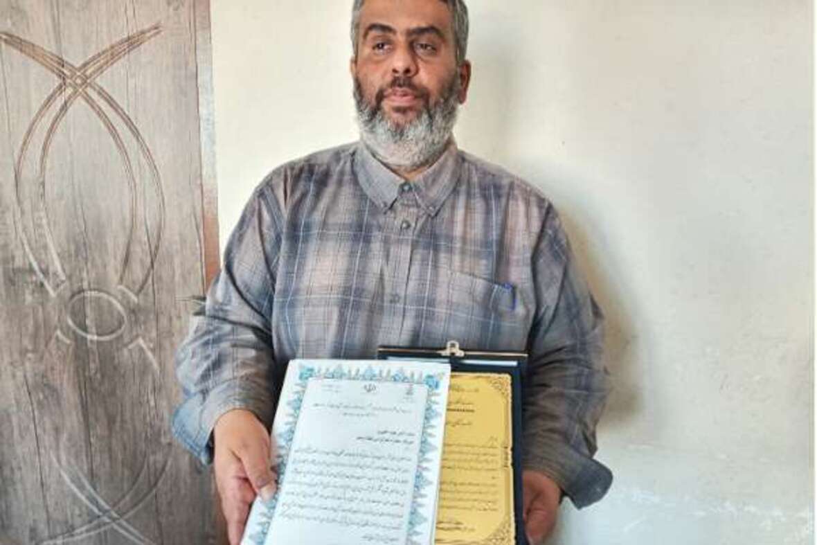 تجلیل از حامدفکوری، خبرنگار خبرگزاری بین‌المللی قرآن 