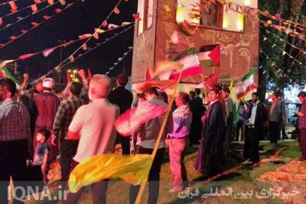 اجتماع در حمایت از مردم بی‌دفاع غزه در میدان قدس بندر بوشهر