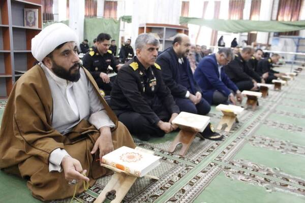 کرسی تلاوت ویژه ماه شعبان المعظم در نداجا بوشهر