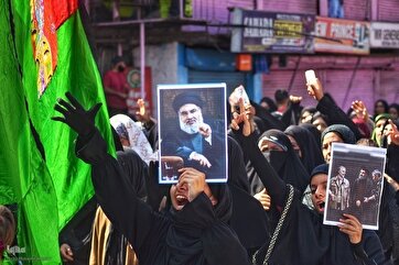 Собрание жителей Кашмира в связи с убийством Сейеда Хасана Насроллы